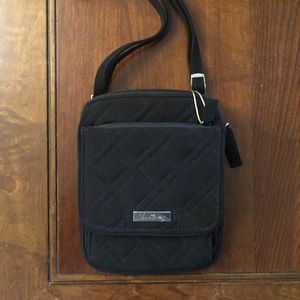 Black Vera Bradley mini hipster purse
